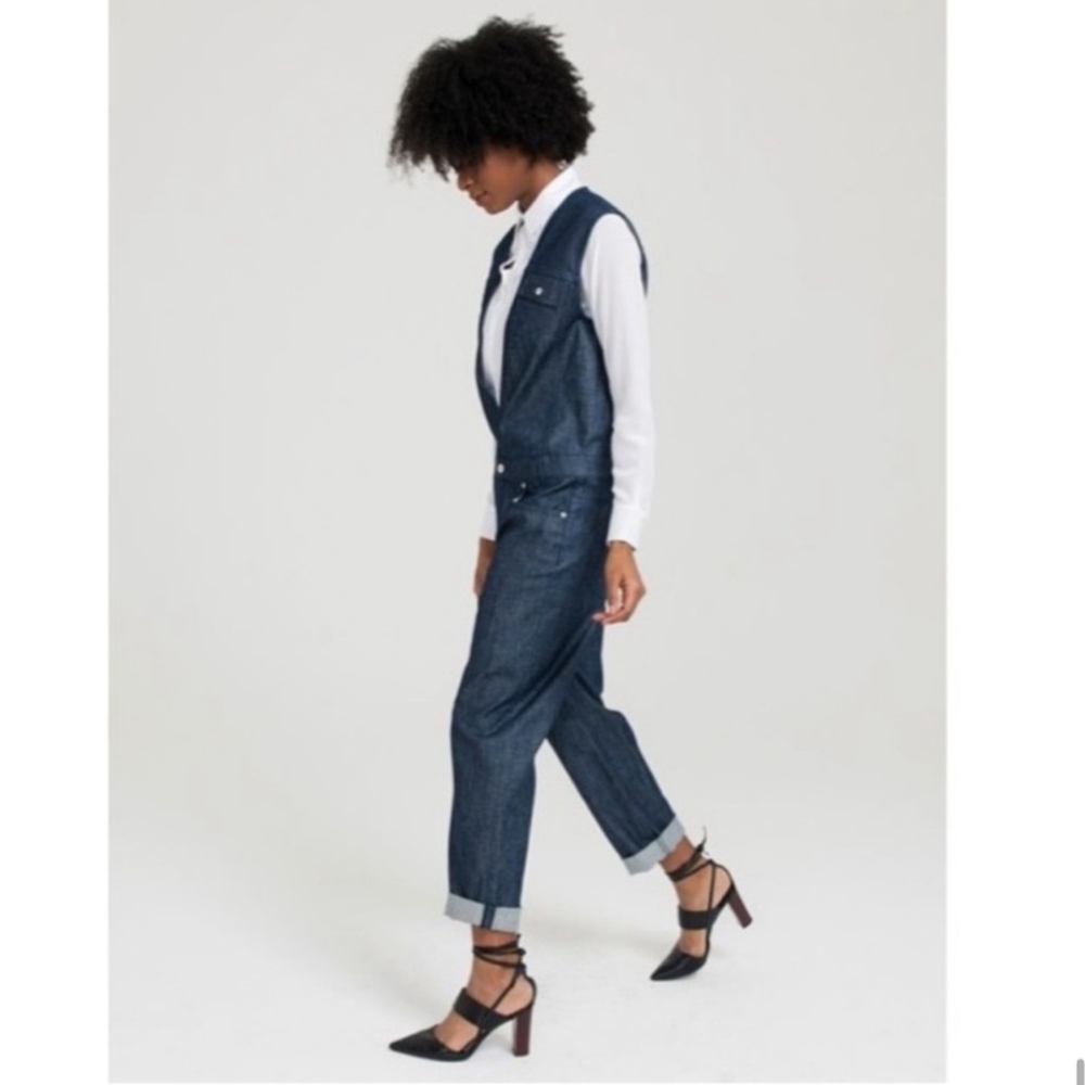 COS Blue Denim Jumpsuit